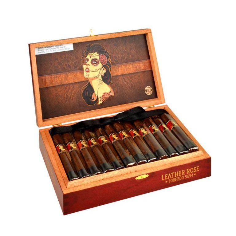 DEADWOOD LEATHER ROSE TORPEDO BOX OF 24