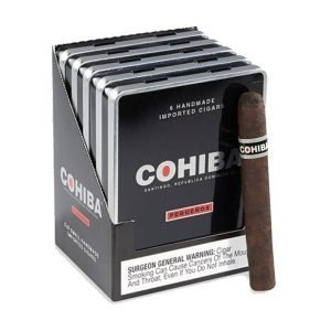 COHIBA BLACK PEQUENOS TINS UNIT OF 30 (5 TINS OF 6)