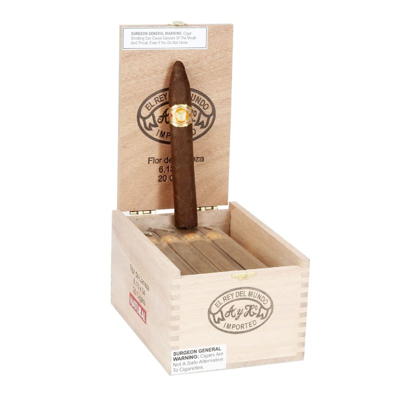 EL REY DEL MUNDO FLOR DE LLANEZA NAT (6.13X54) BOX OF 20