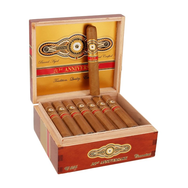 PERDOMO 20TH ANNIVERSARY CONN EPICURE E656 BOX OF 24