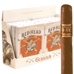 GURKHA CAFE TABAC RED HEAD CHERRY CO 60CT (10 TINS OF 6)