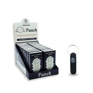 PRESTIGE CIGAR PUNCH CRAFTSMANS BENCH BLACK – BOX OF 20 PCS (AC010)
