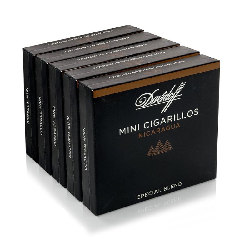 DAVIDOFF MINI C’LLO NIC 25CT (5 TINS OF 5)