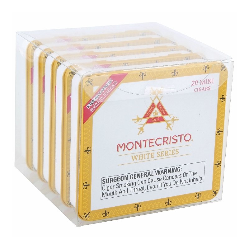 MONTECRISTO WHITE MINI SPAIN 100CT (5 TINS OF 20)