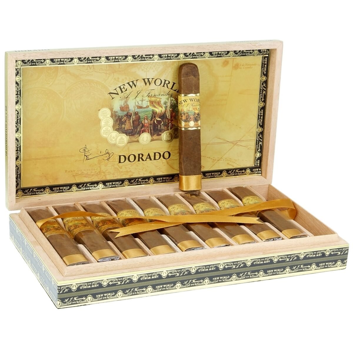 NEW WORLD DORADO GORDITO (5.5X60) BOX OF 10