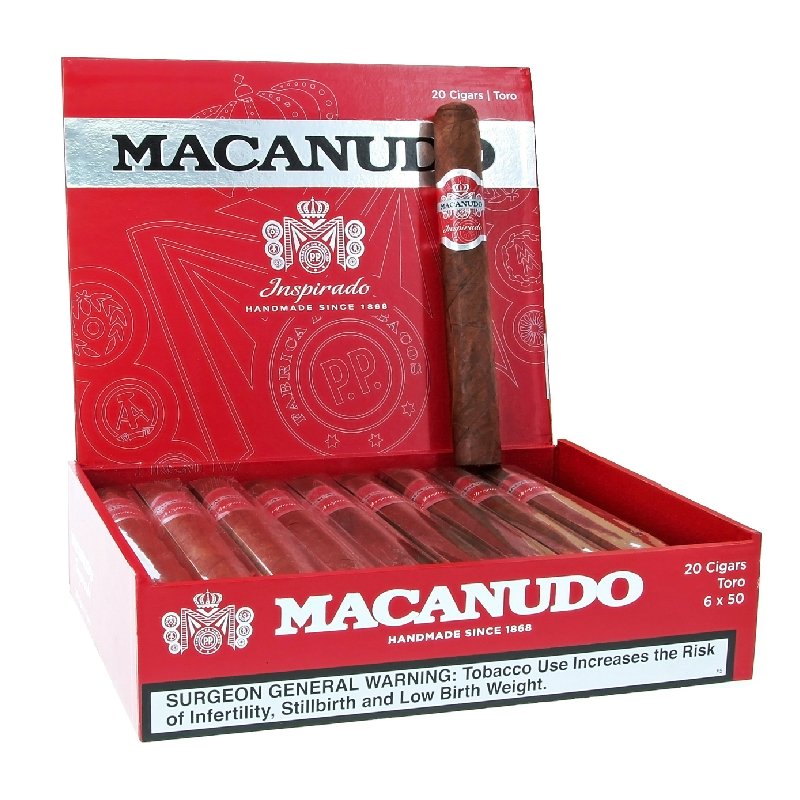 MACANUDO INSPIRADO RED TORO (6 X 50) BOX OF 20