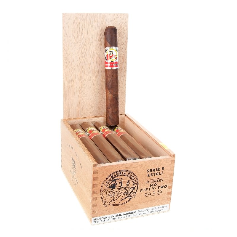 LA GLORIA CUBANA SERIE R ESTELI NAT NO. FIFTY TWO (6.25X52) BOX OF 18