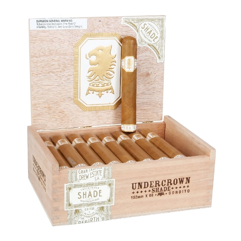 DREW ESTATE UNDERCROWN SHADE 2021 GORDITO BOX OF 25