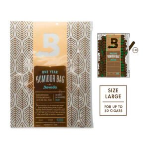 BOVEDA HUMIDOR BAG LARGE – 6CT BAG