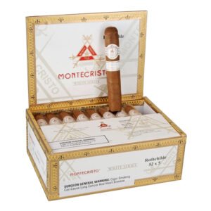MONTECRISTO WHITE ROTHCHILDE (52 X 5) BOX OF 27