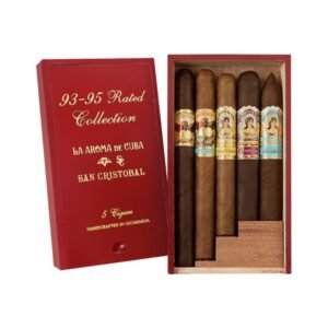 LA AROMA DE CUBA SAN CRISTOBAL 93-95 RATED COLLECTION BOX OF 5