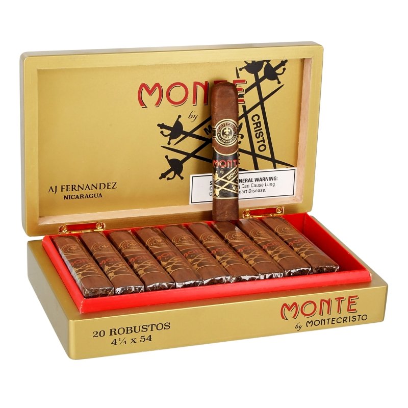 MONTECRISTO MONTE BY AJ FERNANDEZ ROBUSTO NIC (54 X 4.25) BOX OF 20
