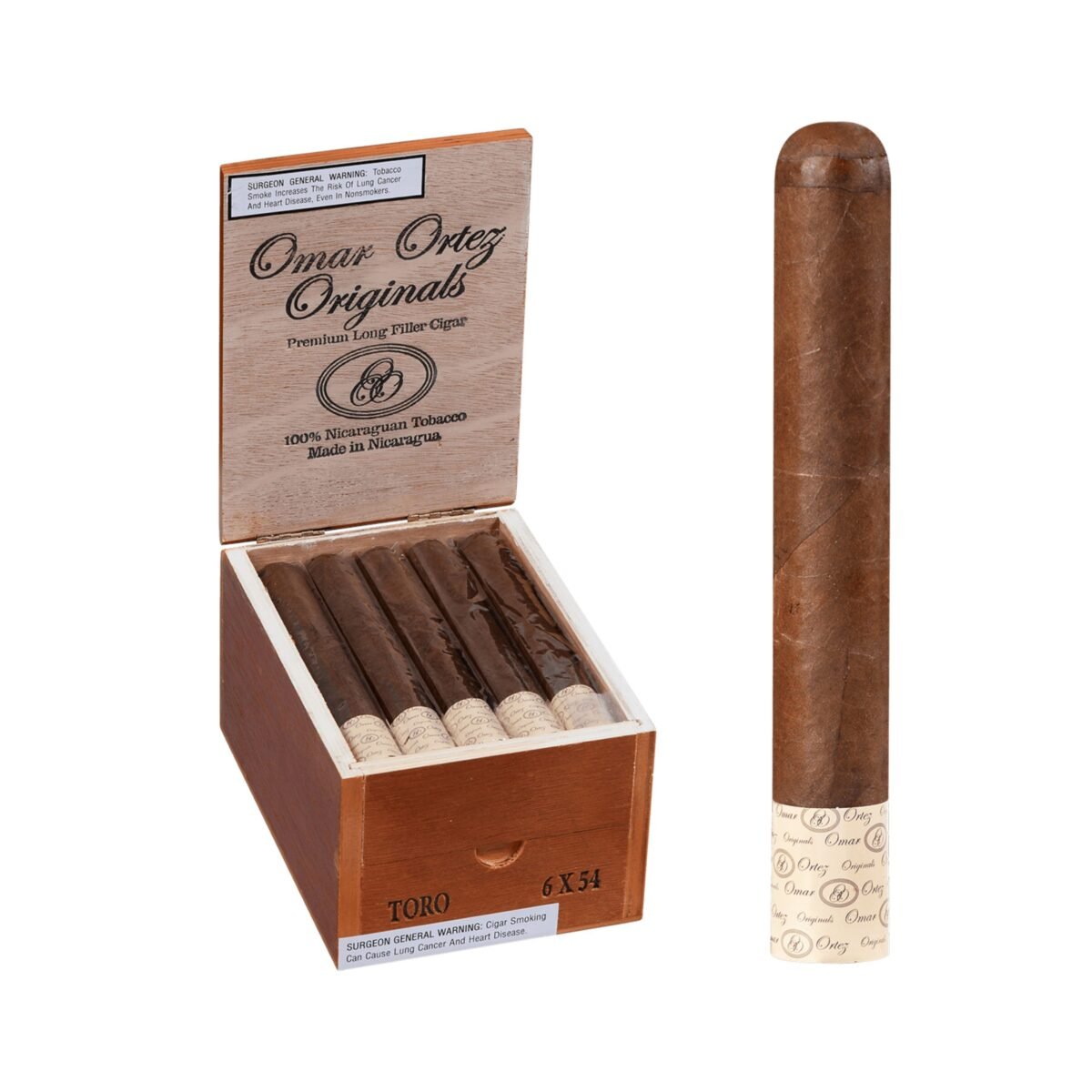 OMAR ORTEZ ORIGINAL TORO (54X6) BOX OF 20