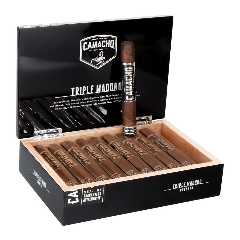 CAMACHO TRIPLE MADURO ROBUSTO BOX OF 20