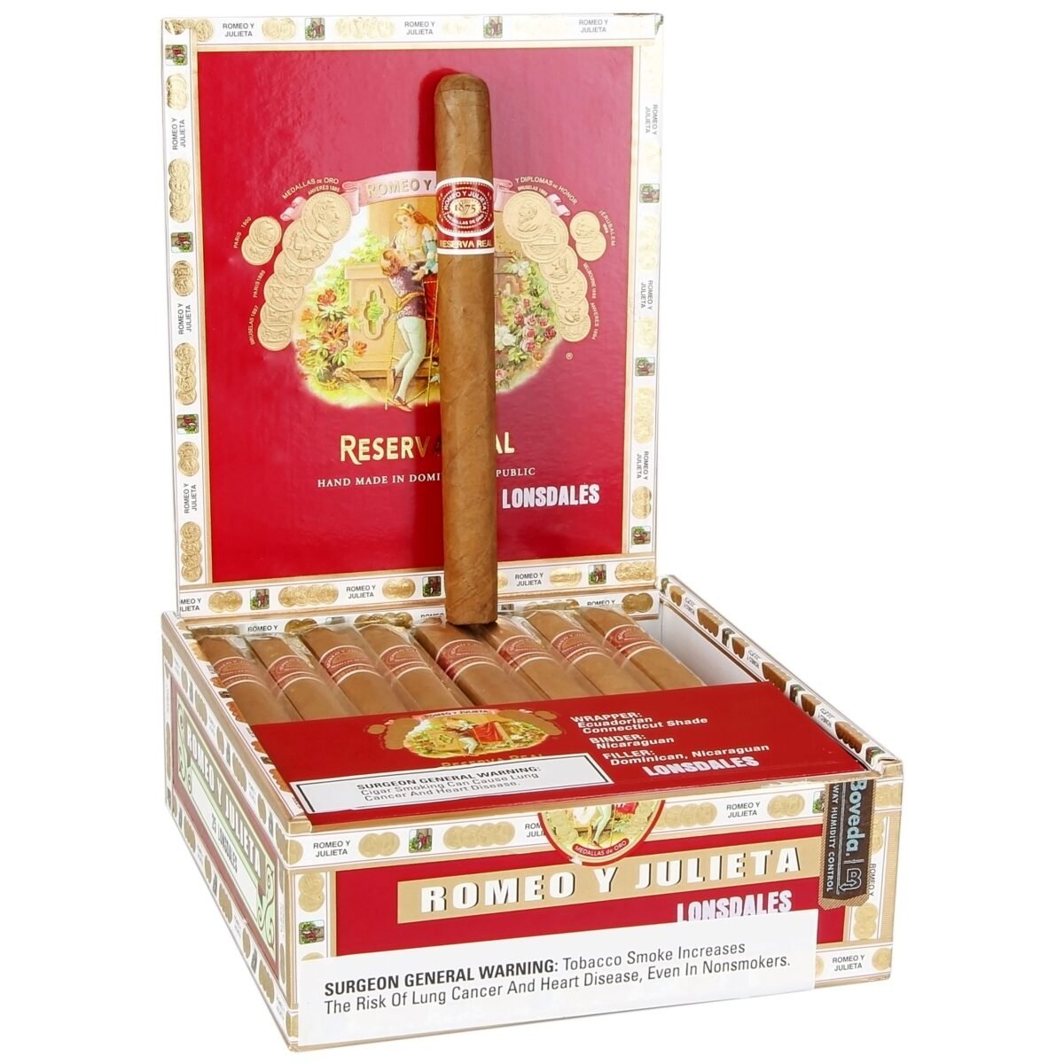 ROMEO Y JULIETA RESERVA REAL LONSDALE (44X6) BOX OF 25