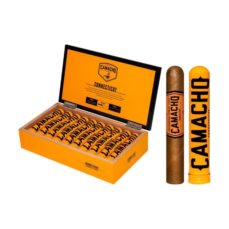 CAMACHO CONNECTICUT ROBUSTO TUBO BOX OF 20