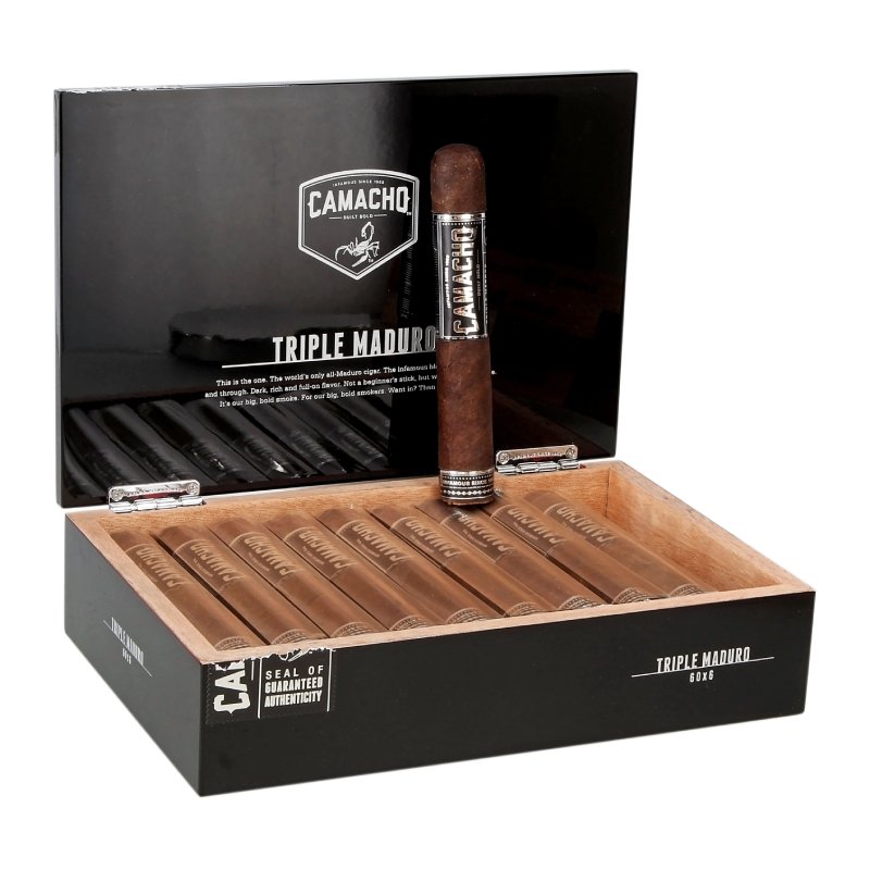 CAMACHO TRIPLE MADURO (60X6) BOX OF 20