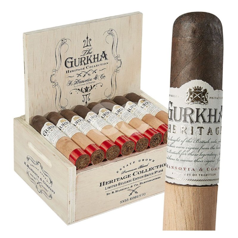 GURKHA HERITAGE COLLECTION MAD ROBUSTO BOX OF 24