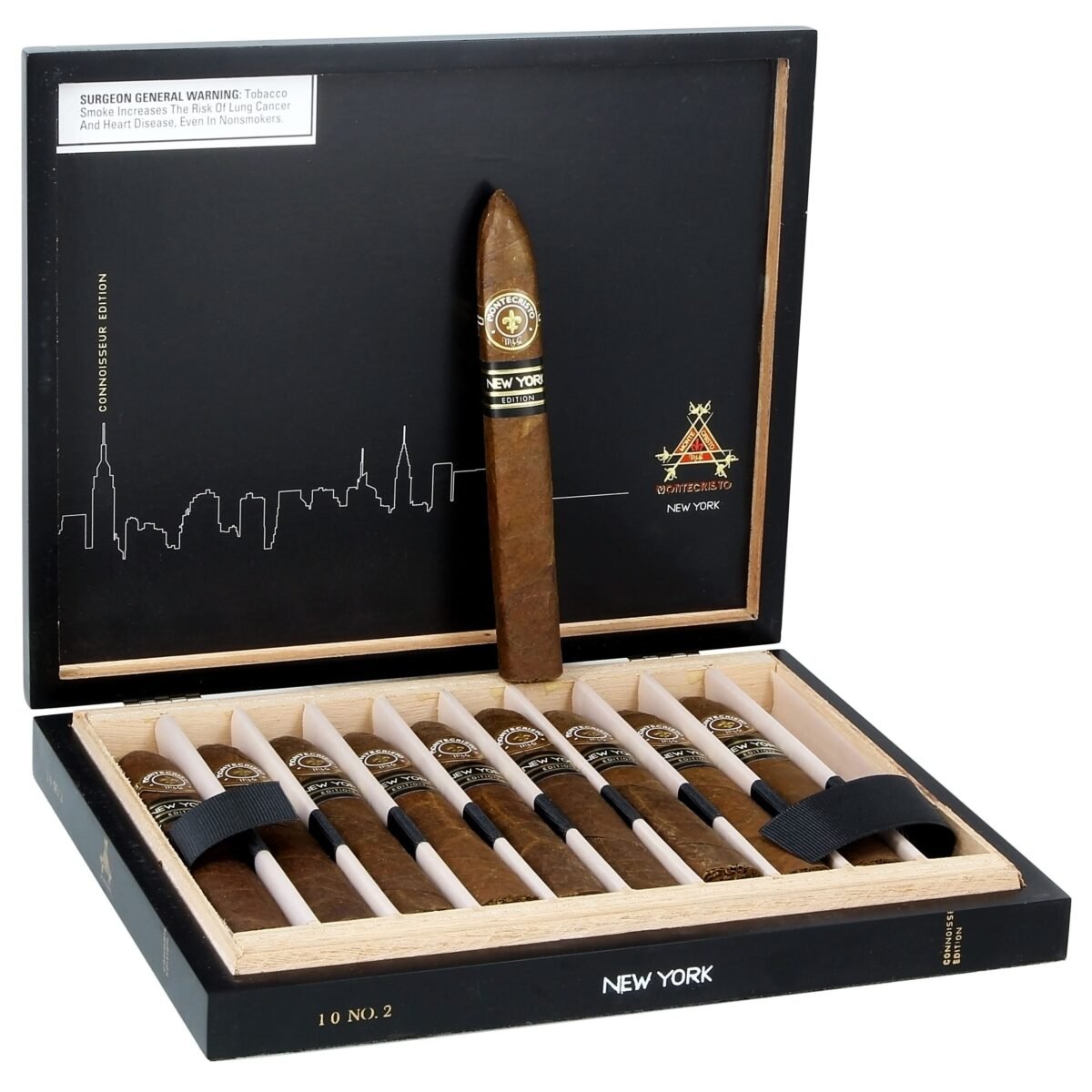 MONTECRISTO CONNOISSEUR EDI NY CONN ED NO.2 (54X6.125) BOX OF 10