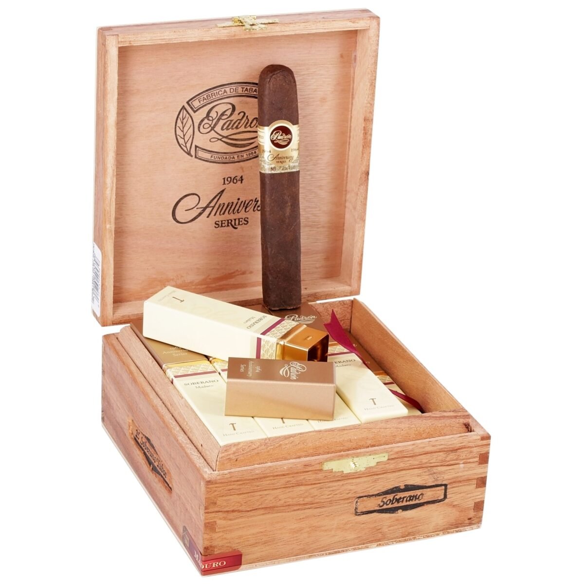 PADRON SERIE 1964 SOBERANO MAD TUBO (52 X 5) BOX OF 15