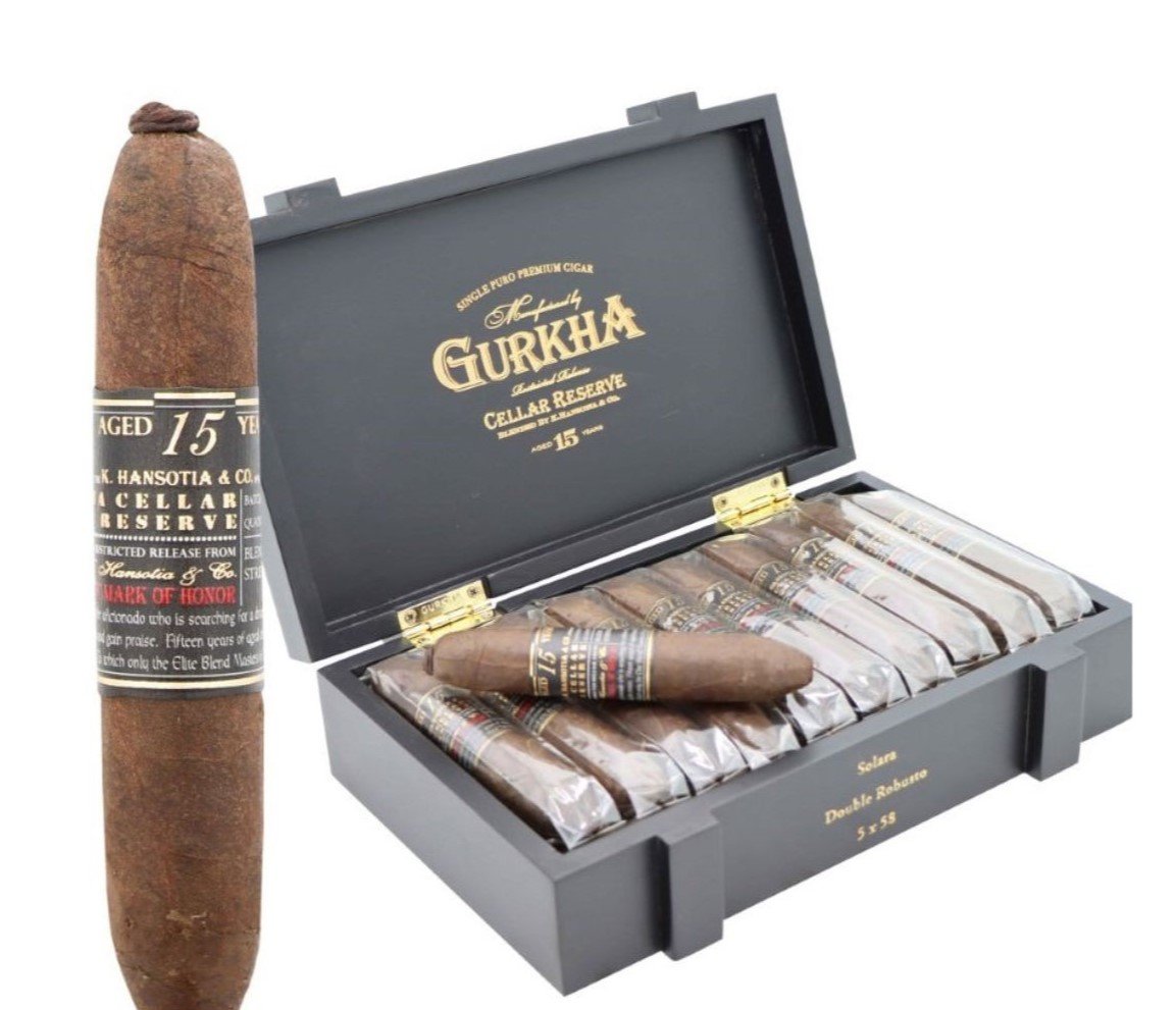GURKHA 15 YRS CELLAR LIMITADA SOLARA – DBL ROBUSTO MAD BOX OF 20