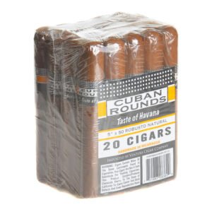 CUBAN ROUNDS ROBUSTO NAT BDL OF 20
