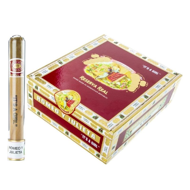 ROMEO Y JULIETA RESERVA REAL IT’S A GIRL TUBE BOX OF 10