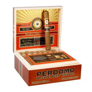 PERDOMO DOUBLE AGED 12 YR VINTAGE GORDO EXTRA CON (6.5 X 60) BOX OF 24