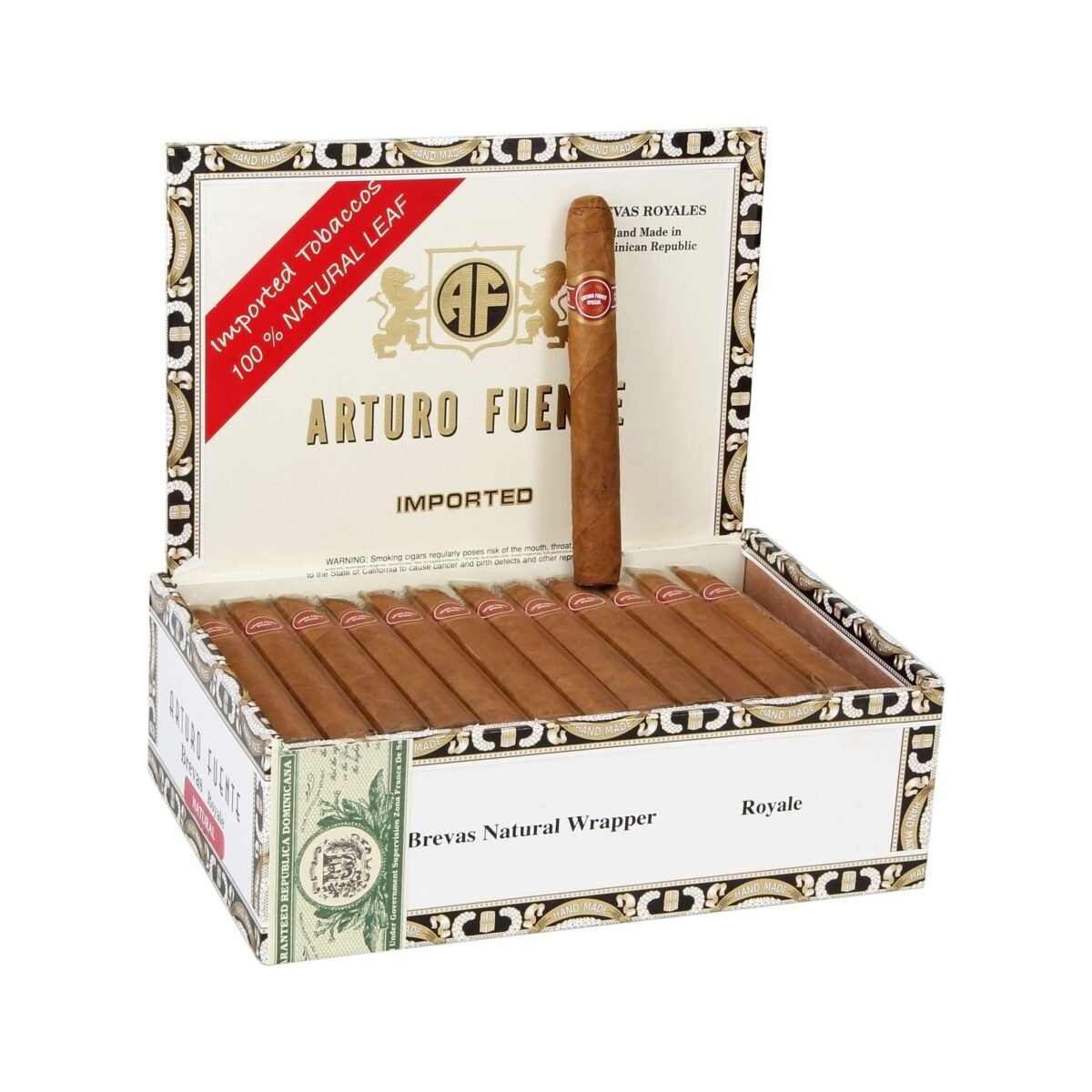 ARTURO FUENTE BREVAS ROYALE NAT BOX OF 50