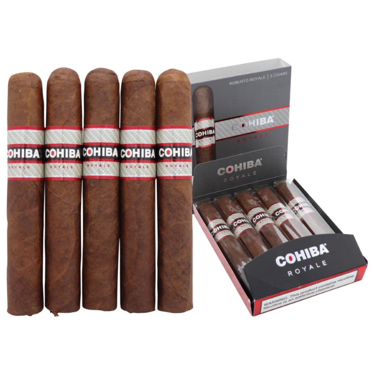 COHIBA ROYALE ROBUSTO ROYALE (5.5X54) PACK OF 05