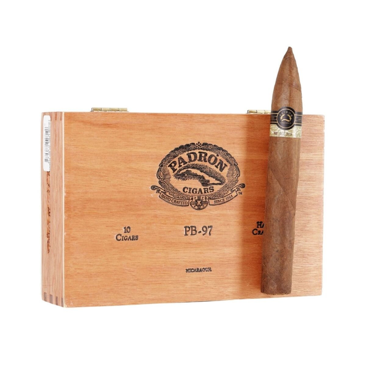 PADRON BLACK 97 NAT (54 X 6 3/4) BOX OF 10