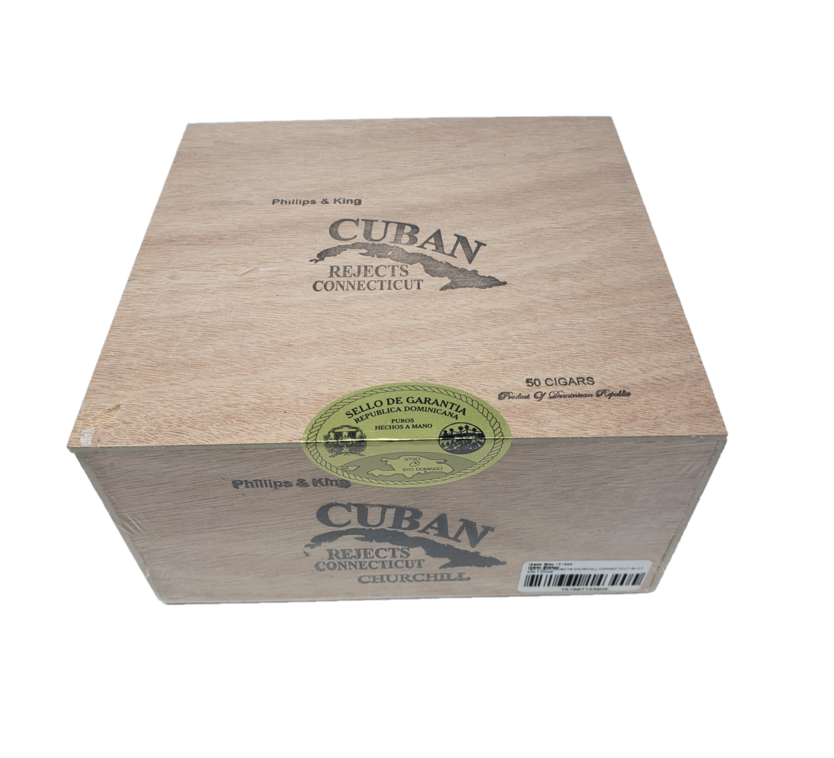 CUBAN REJECTS CHURCHILL CONNECTICUT (7X48) BOX OF 50
