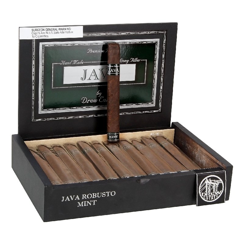RP JAVA MINT BY DREW ESTATE ROBUSTO (5.5 X 50) BOX OF 24