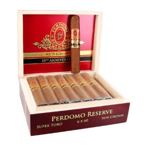 PERDOMO RESERVE SUPER TORO (6X60) SUNGROWN BOX OF 25