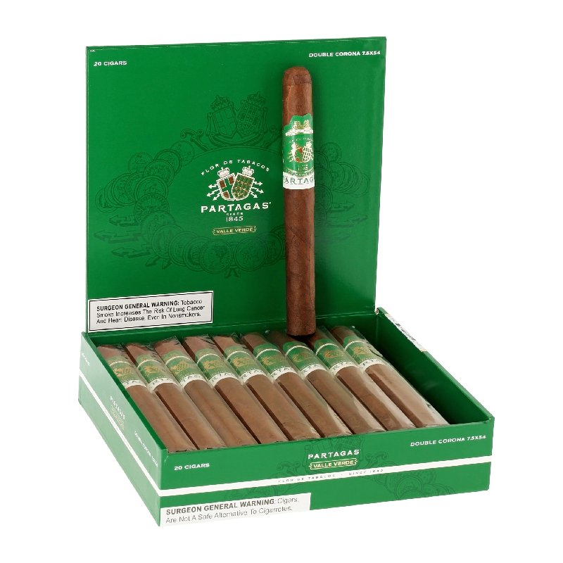 PARTAGAS VALLE VERDE DOUBLE CORONA (7 1/2X54) BOX OF 20