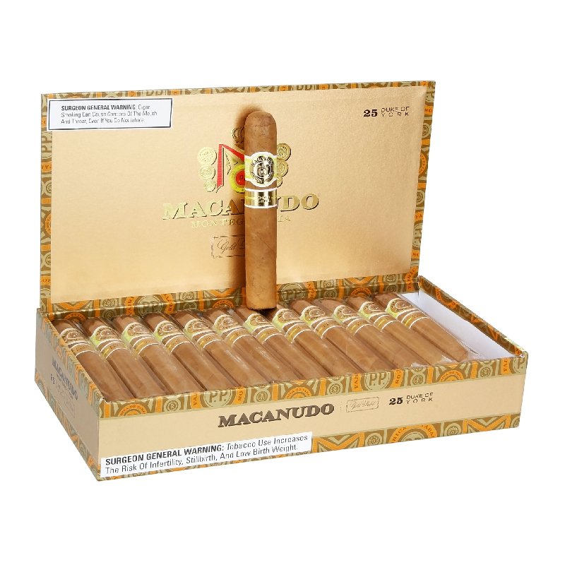 MACANUDO GOLD DUKE OF YORK BOX OF 25