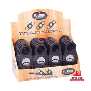 FUJIMA 54 GAUGE DOUBLE BLADE CIGAR CUTTER – BOX OF 24 (CUT24)