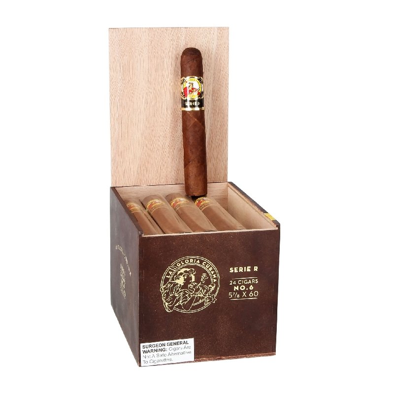 LA GLORIA CUBANA SERIE R NO. 6 NATURAL BOX OF 24