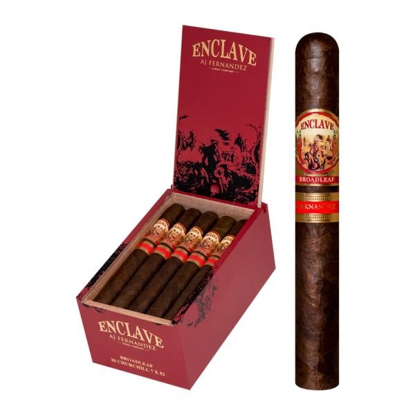 AJ FERNANDEZ ENCLAVE BROADLEAF CHURCHILL (7X52) BOX OF 20