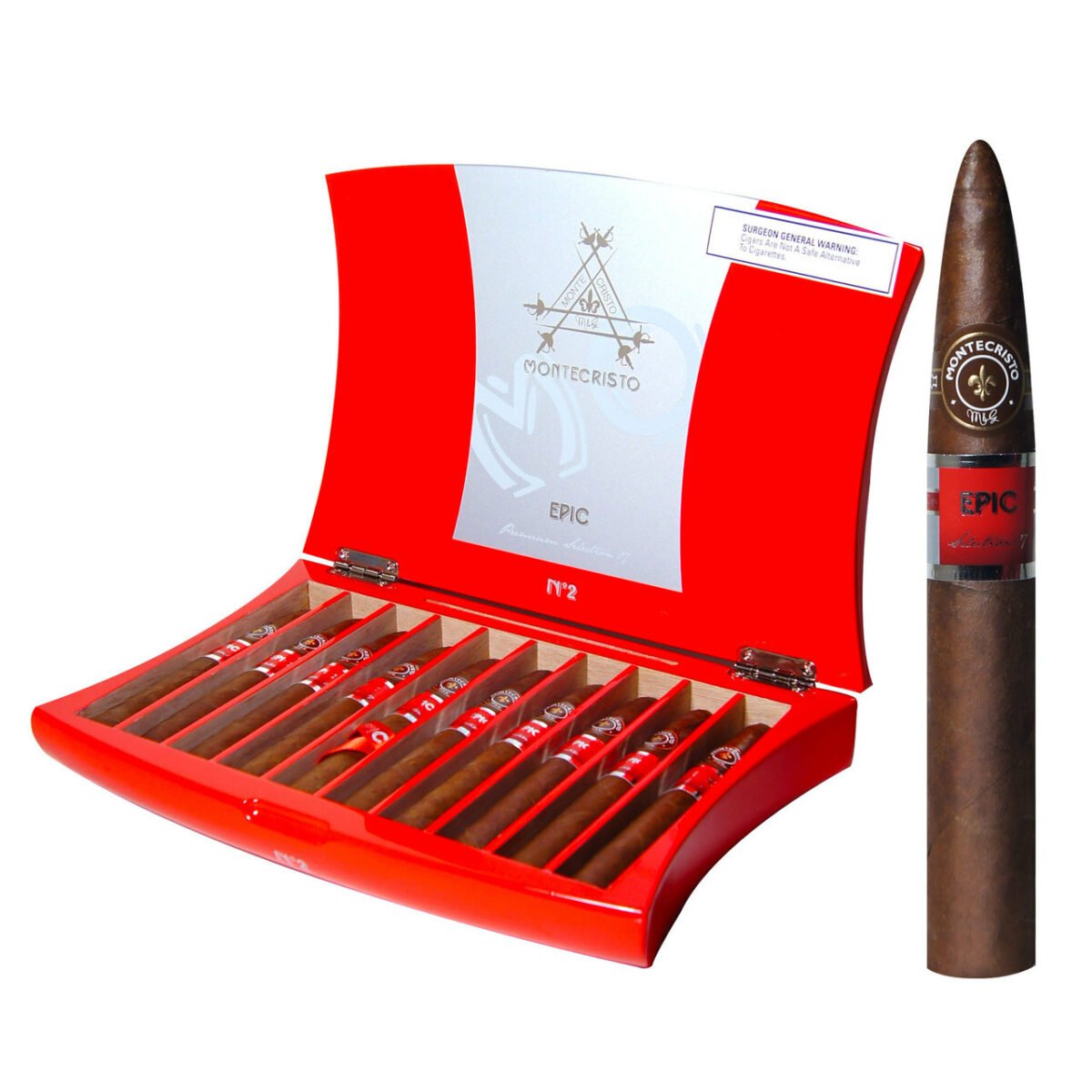 MONTECRISTO EPIC NO.2 (50X6) BOX OF 10
