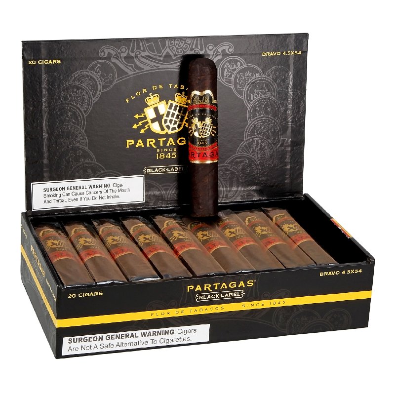 PARTAGAS BLACK LABEL BRAVO (4.5X54) BOX OF 20