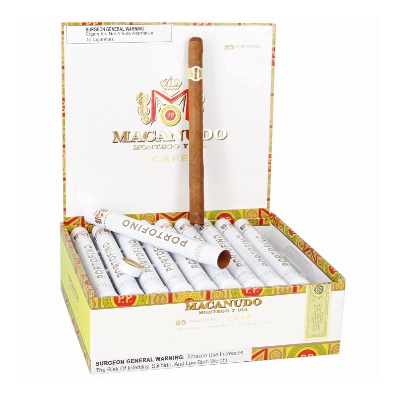 MACANUDO PORTOFINO CAFE (7X34) BOX OF 25
