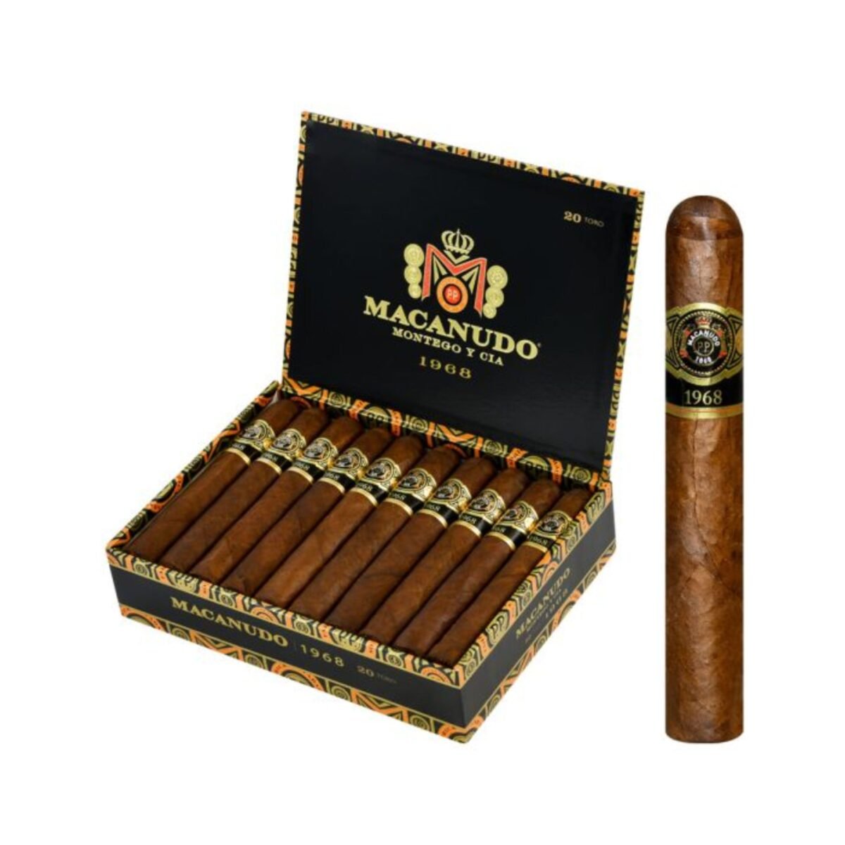 MACANUDO 1968 REFRESH TORO (6X54) BOX OF 20