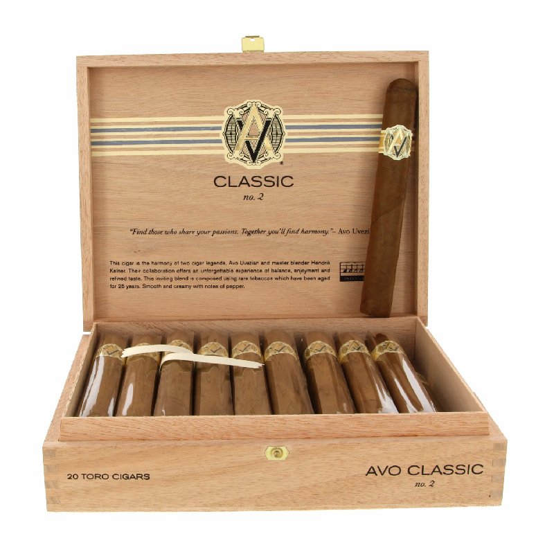 AVO CLASSIC NO. 2 TORO BOX OF 20