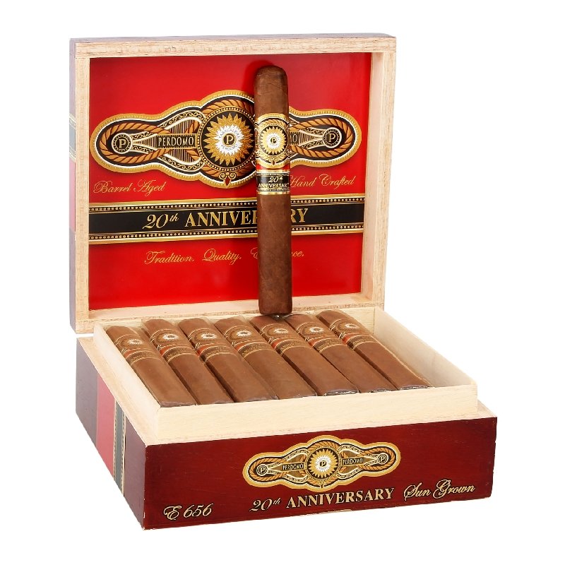 PERDOMO 20TH ANNIVERSARY SG EPICURE E656 BOX OF 24