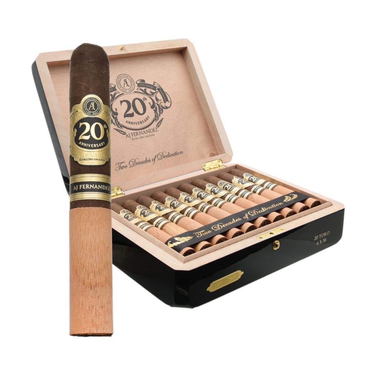 AJ FERNANDEZ 20TH ANNIVERSARY TORO MAD (6X56) BOX OF 20