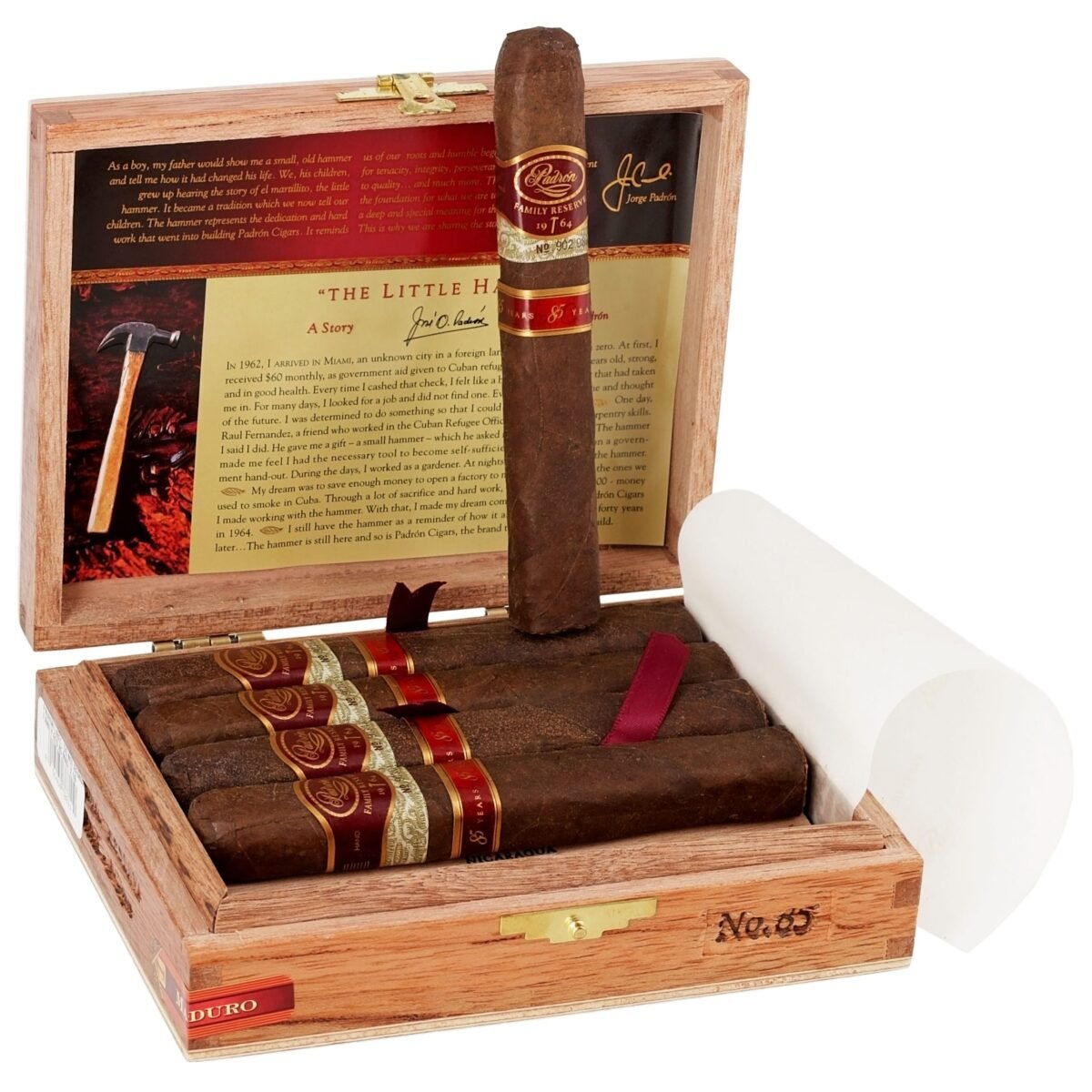 PADRON FAMILY RESERVE 85 MAD (50 X 5 1/4) BOX OF 10