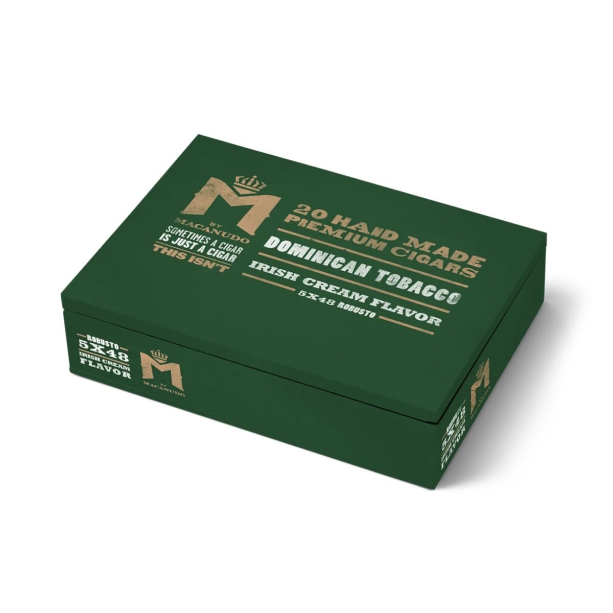 MACANUDO M IRISH CREAM ROBUSTO (5X48) BOX OF 20