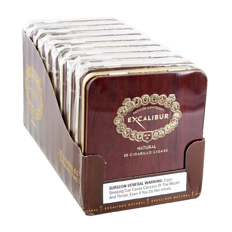HOYO EXCALIBUR CIGARILLOS UNIT OF 200 (10 TINS OF 20)
