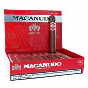 MACANUDO INSPIRADO RED GIGANTE (6X60) BOX OF 20